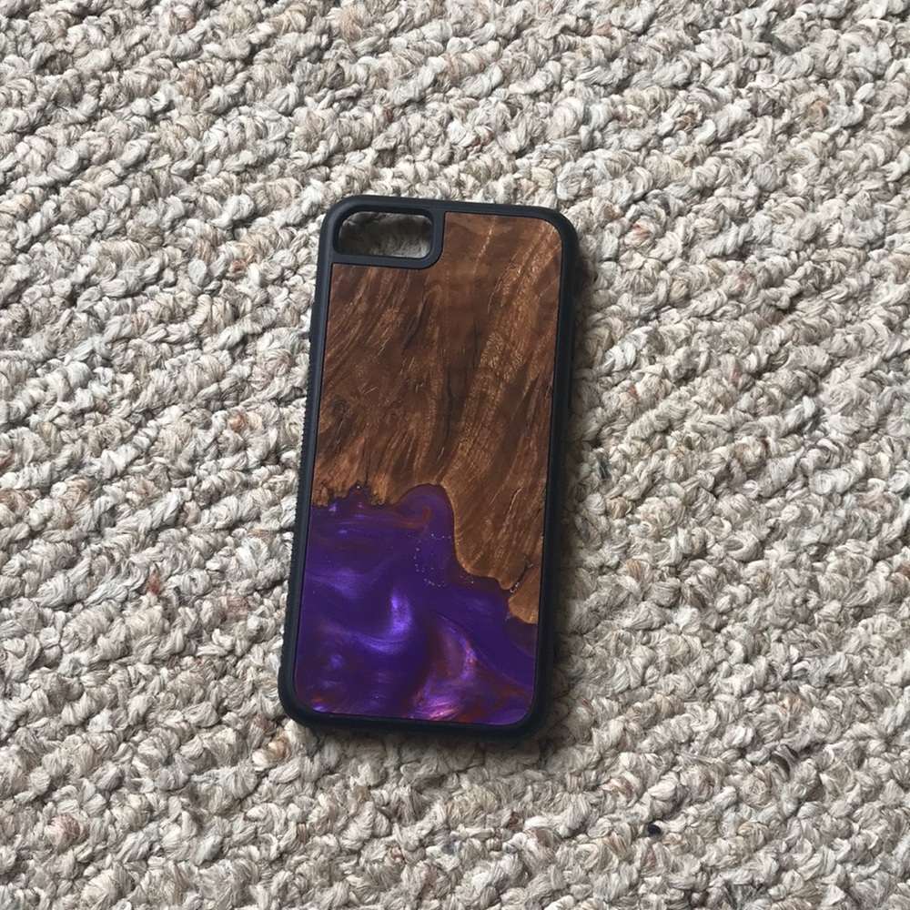 Wood and resin phone case (iphone 7)